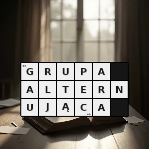 Hasło krzyżówkowe grupa permutacji - grupa alternująca – rozwiązanie, synonimy, podpowiedzi i definicje krzyżówkowe